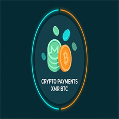 XMR and BTC cryptocurrency payments